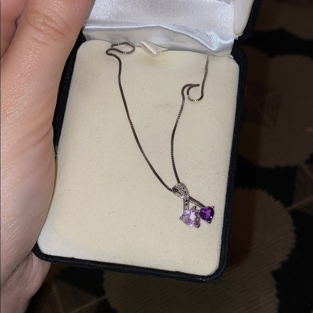 Kays Double Heart Necklace